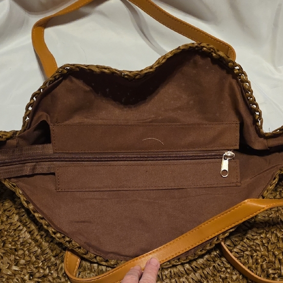 Brown Woven Tote Bag - Picture 4 of 5